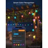 Warm White Wi-Fi & Bluetooth Smart Outdoor String Lights with RGBIC Technology [Energy Class F]